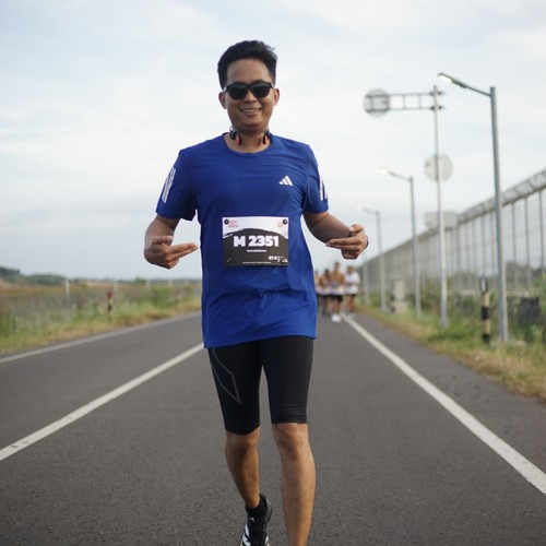 Race photo from KEDIRI HALF MARATHON 2026