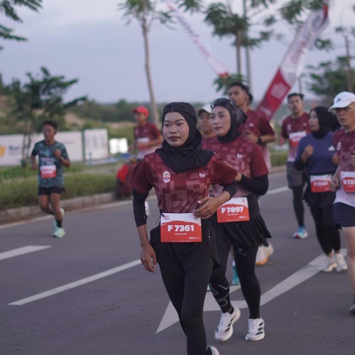 Race photo from KEDIRI HALF MARATHON 2026