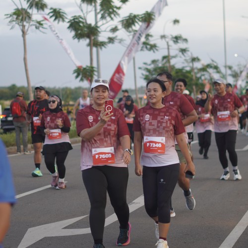 Race photo from KEDIRI HALF MARATHON 2026