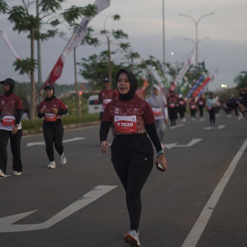 Race photo from KEDIRI HALF MARATHON 2026