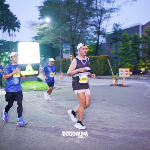 Race photo from BOGORUN 2026