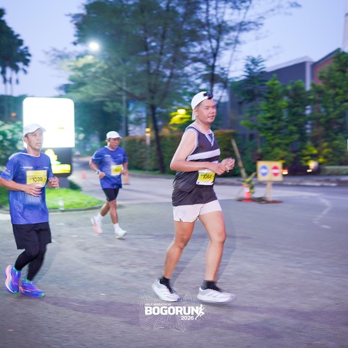 Race photo from BOGORUN 2026