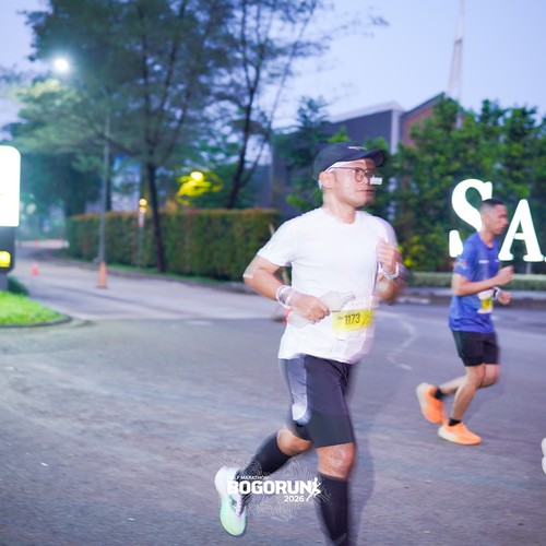 Race photo from BOGORUN 2026