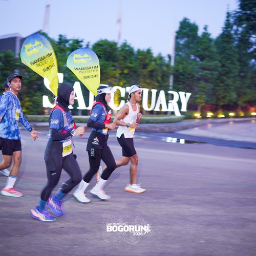 Race photo from BOGORUN 2026