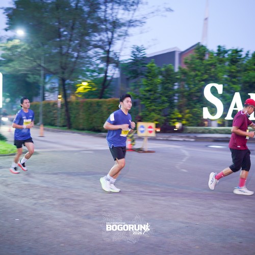 Race photo from BOGORUN 2026