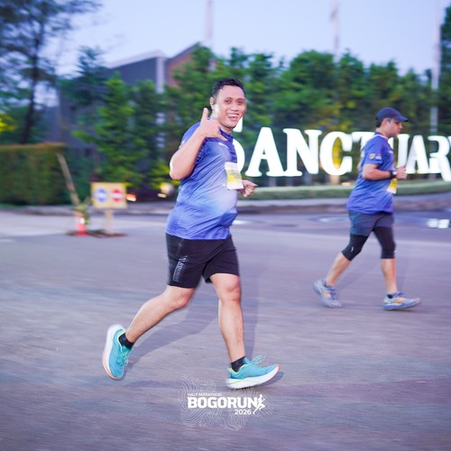 Race photo from BOGORUN 2026