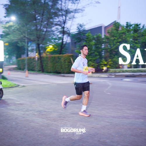 Race photo from BOGORUN 2026