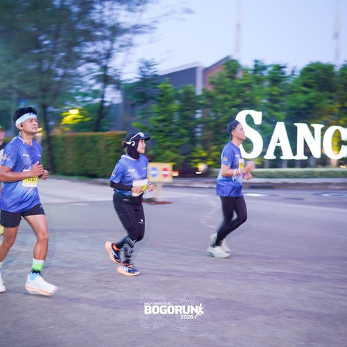 Race photo from BOGORUN 2026