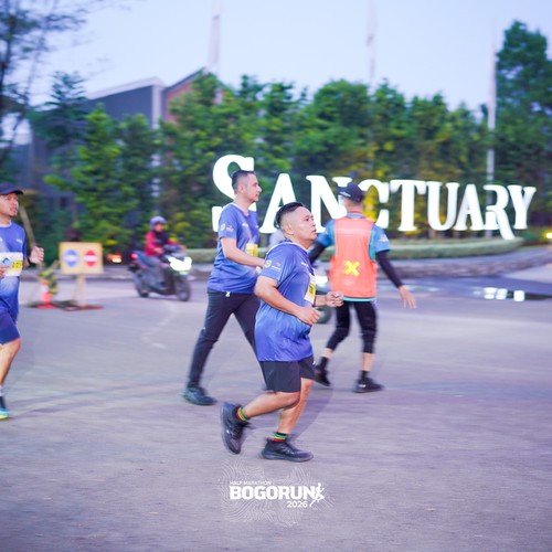Race photo from BOGORUN 2026