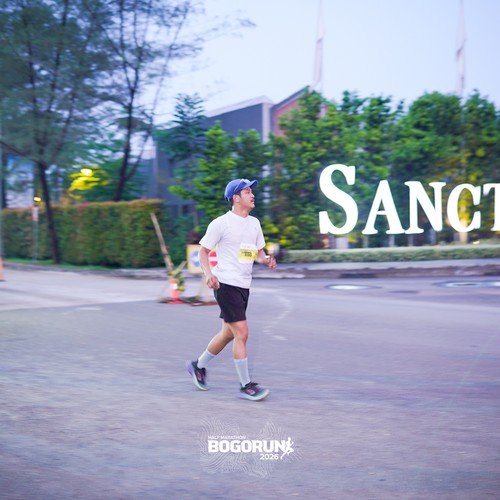 Race photo from BOGORUN 2026