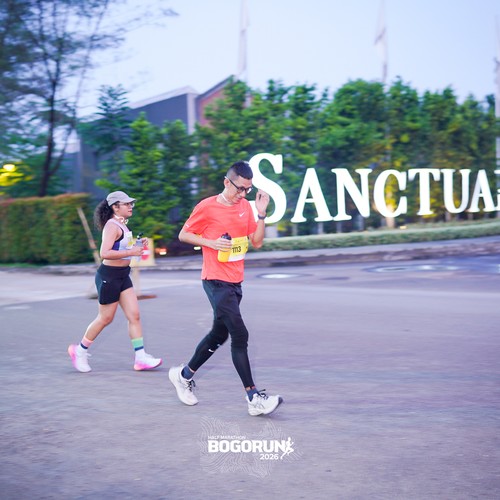 Race photo from BOGORUN 2026