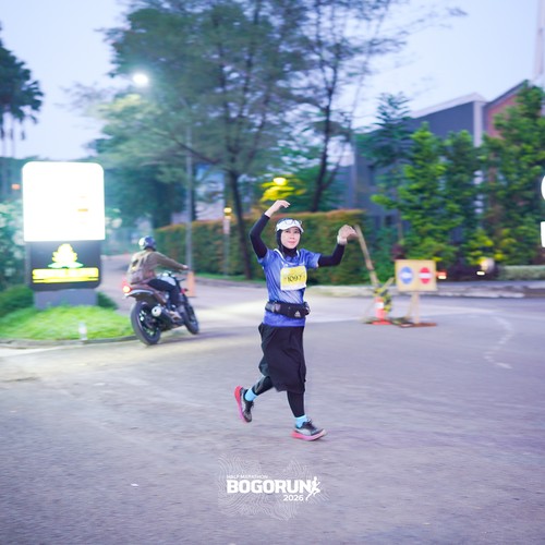 Race photo from BOGORUN 2026