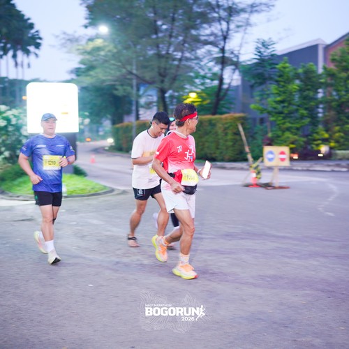 Race photo from BOGORUN 2026