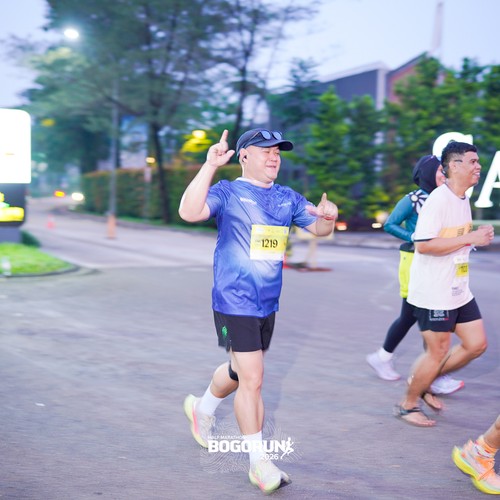 Race photo from BOGORUN 2026