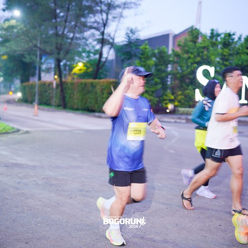 Race photo from BOGORUN 2026
