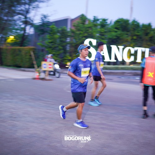 Race photo from BOGORUN 2026