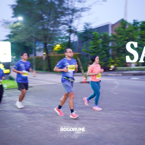 Race photo from BOGORUN 2026
