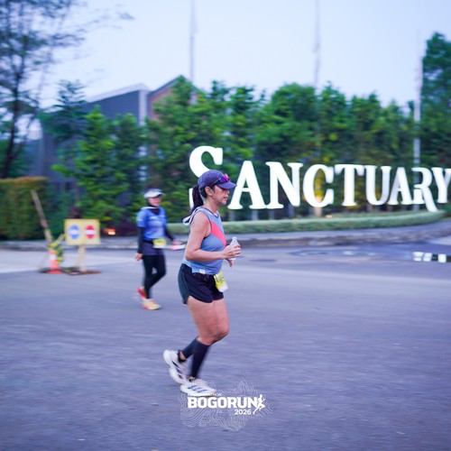 Race photo from BOGORUN 2026