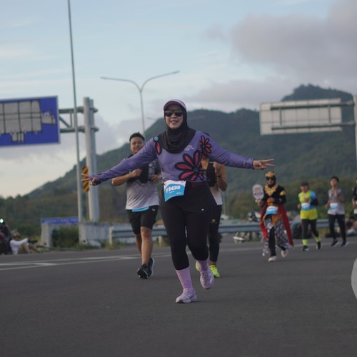 Race photo from KEDIRI HALF MARATHON 2026
