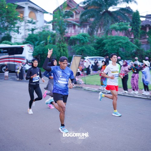 Race photo from BOGORUN 2026