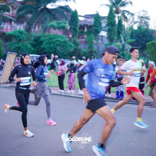 Race photo from BOGORUN 2026