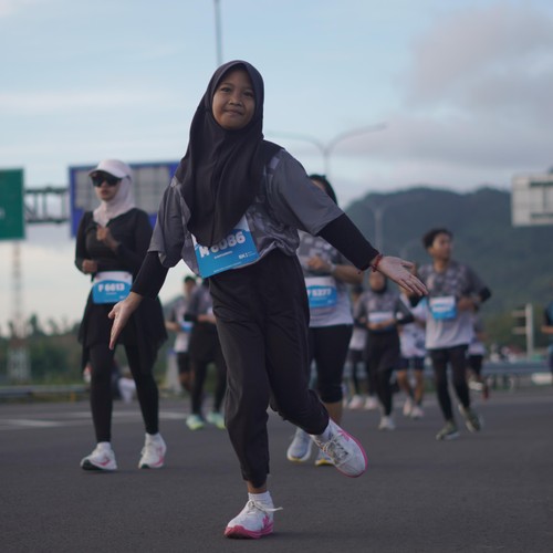 Race photo from KEDIRI HALF MARATHON 2026