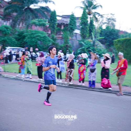 Race photo from BOGORUN 2026