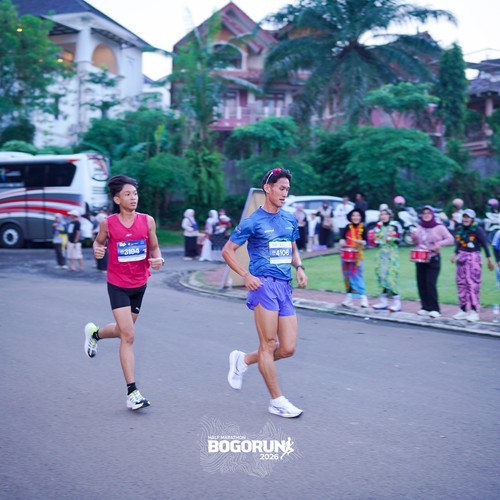 Race photo from BOGORUN 2026