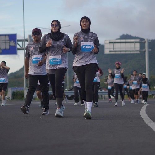 Race photo from KEDIRI HALF MARATHON 2026