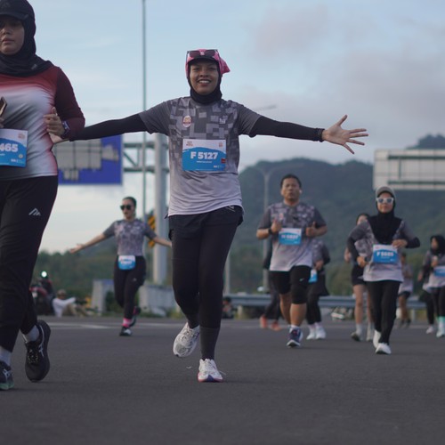 Race photo from KEDIRI HALF MARATHON 2026