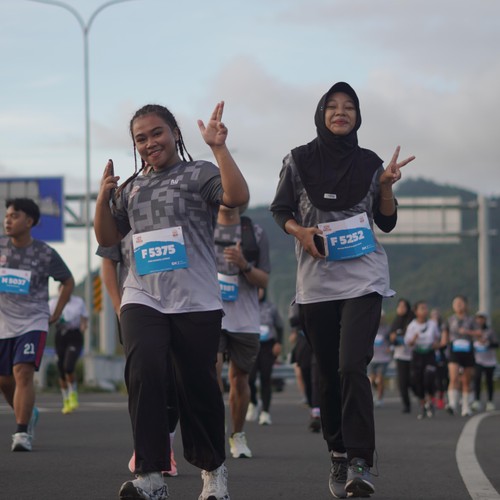 Race photo from KEDIRI HALF MARATHON 2026