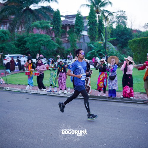 Race photo from BOGORUN 2026