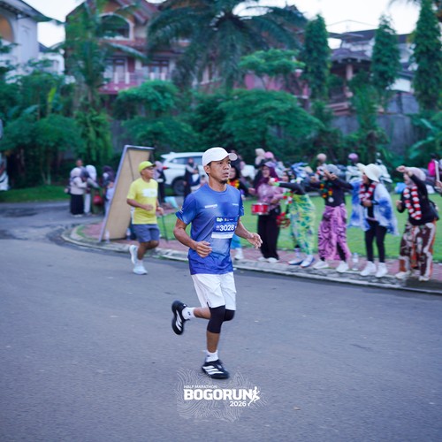 Race photo from BOGORUN 2026