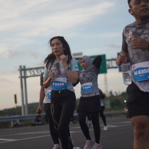 Race photo from KEDIRI HALF MARATHON 2026