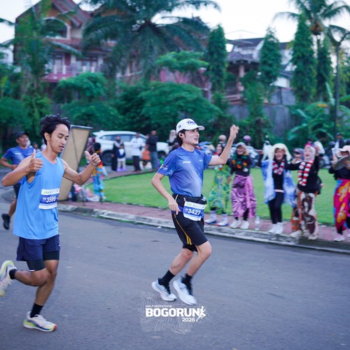 Race photo from BOGORUN 2026