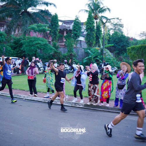 Race photo from BOGORUN 2026