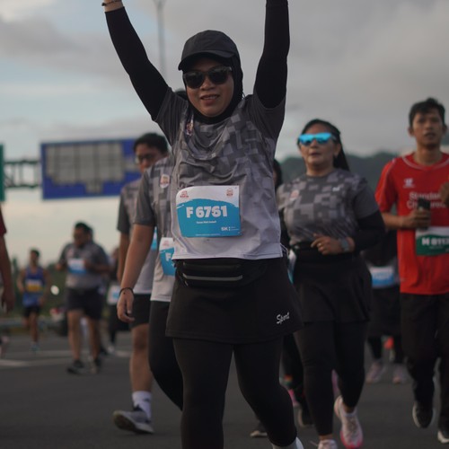Race photo from KEDIRI HALF MARATHON 2026