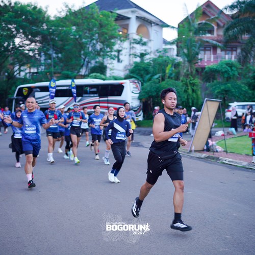 Race photo from BOGORUN 2026