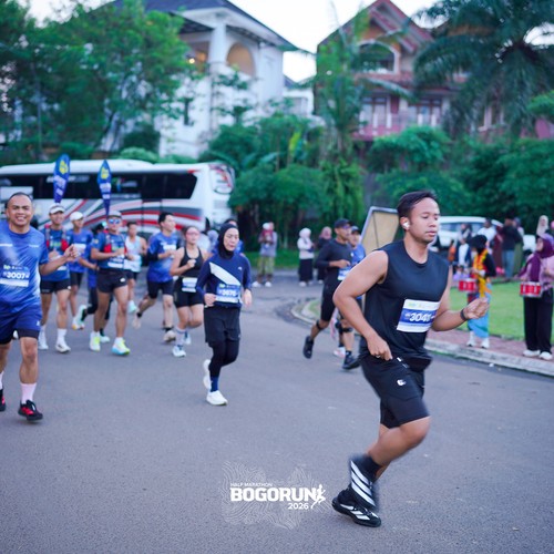 Race photo from BOGORUN 2026