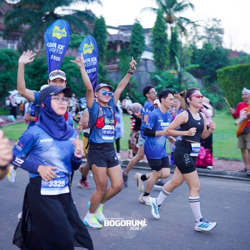 Race photo from BOGORUN 2026