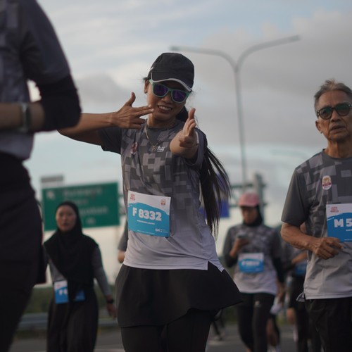 Race photo from KEDIRI HALF MARATHON 2026