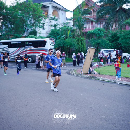 Race photo from BOGORUN 2026