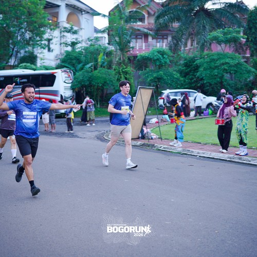 Race photo from BOGORUN 2026