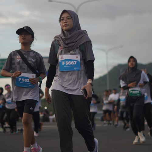 Race photo from KEDIRI HALF MARATHON 2026