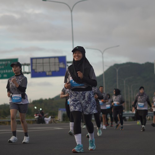 Race photo from KEDIRI HALF MARATHON 2026