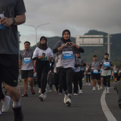 Race photo from KEDIRI HALF MARATHON 2026