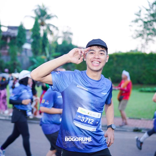 Race photo from BOGORUN 2026