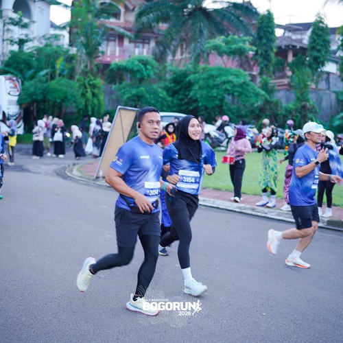 Race photo from BOGORUN 2026