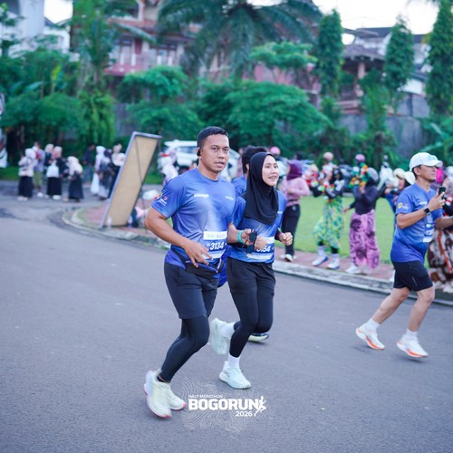 Race photo from BOGORUN 2026