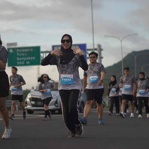 Race photo from KEDIRI HALF MARATHON 2026